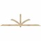 Ekena Millwork Redmond Rough Sawn Timber Gable Bracket, Douglas Fir, 108"W x 31 1/2"H x 2"D x 4"F, 7/12 Pitch GBW108X31X0204RED00RDF - alternate 1